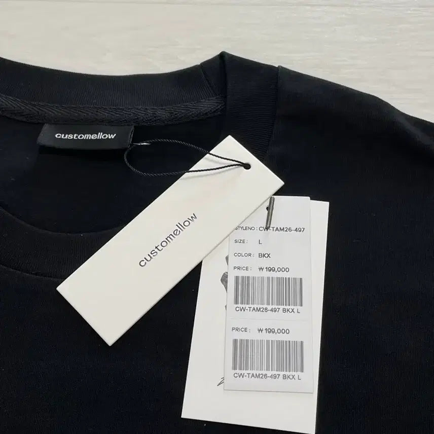 [BUNJANG] Customellow x Vincent de Boer T-Shirt Black L / 커스텀멜로우 X Vincent de Boer 반팔티셔츠 L