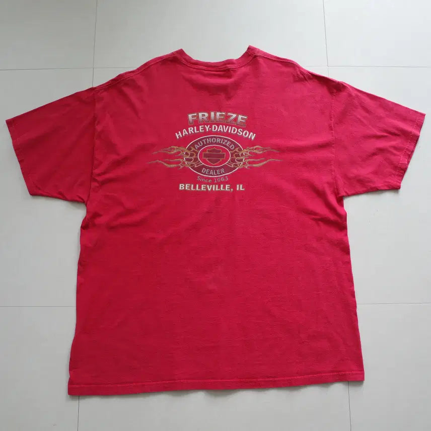 [BUNJANG] Harley-Davidson Vintage 00s USA Printed T-Shirt 2XL / 00s 할리데이비슨 MADE IN USA 프린팅 반팔티 2XL