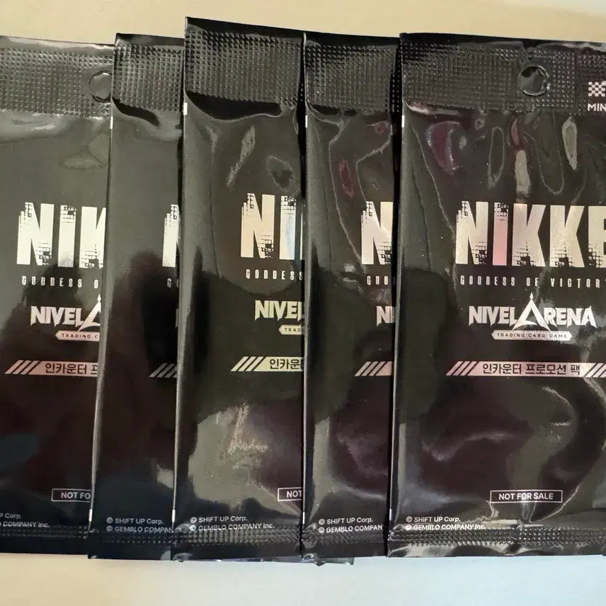 [BUNJANG] Nibel Arena NIKKE Encounter Promo 5-Pack (Sealed) / 니벨아레나 니케 인카운터 프로모 5팩