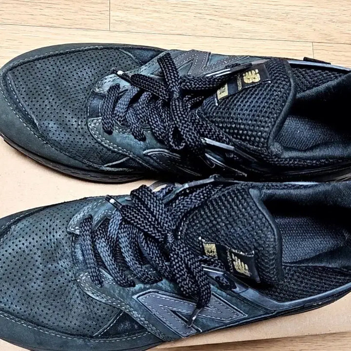 [BUNJANG] New Balance 574 All Black Sneakers / 뉴발란스 574 올블랙 스니커즈