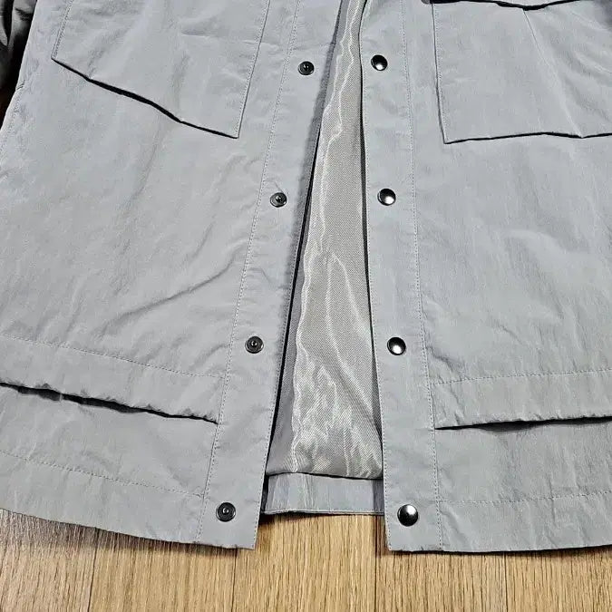 [BUNJANG] Solid Homme Gray Pocket Shirt Jacket / 솔리드옴므 회색 포켓 셔츠 자켓 간절기 아우터