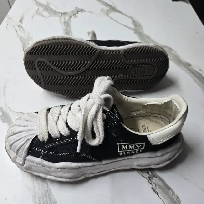 [BUNJANG] Mihara Yasuhiro Blakey Leather Shoes Black Size 39 / 미하라 야스히로 블레이키 39
