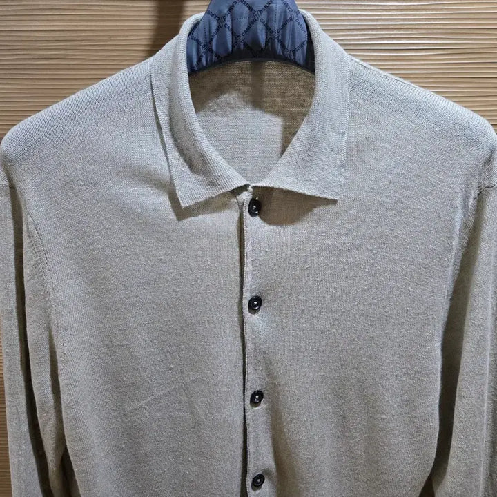 [BUNJANG] 39MASQ Linen Knit Cardigan Shirt Size 52 / ITALY +39MASQ 니트 52사이즈.