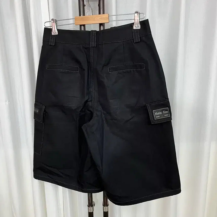 [BUNJANG] Matin Kim Cotton Cargo Capri Pants Black M / 23년모델 마뗑킴 코튼 카고 카프리 팬츠 블랙 M 국내 31인치