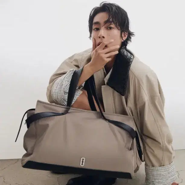 [BUNJANG] Blink Perfect Peak Shopper L Beige Unisex Bag / 분크 퍼펙 피크 쇼퍼 L 베이지 새상품 남.녀 공용