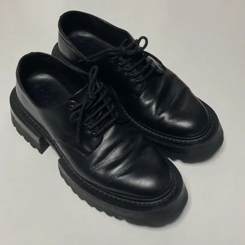 [SOLD OUT] COS 코스 블랙 더비 로퍼 구두 부츠 슈즈 uk38 240 245 25