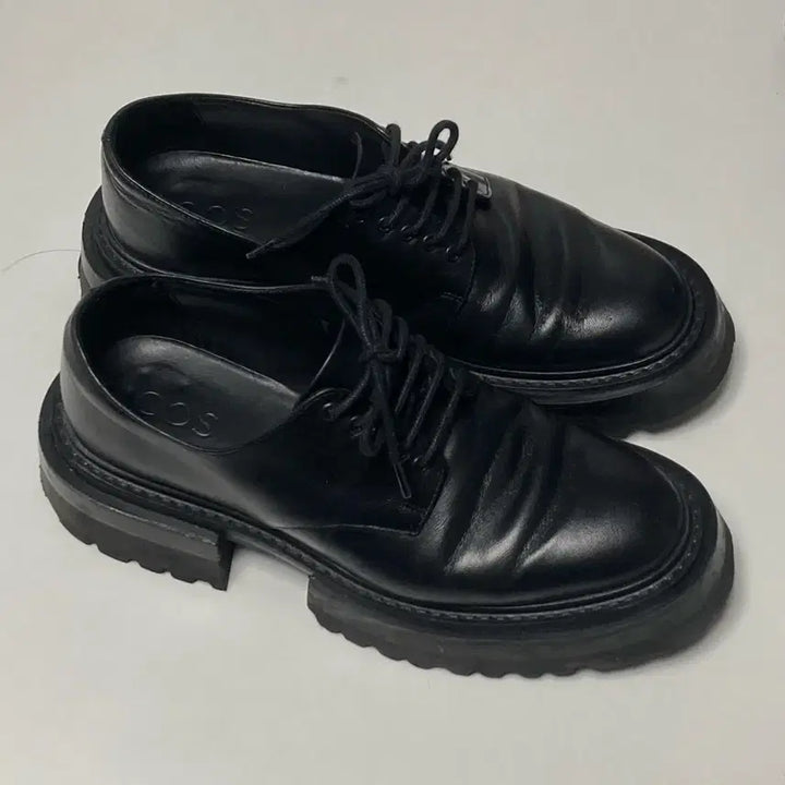 [SOLD OUT] COS 코스 블랙 더비 로퍼 구두 부츠 슈즈 uk38 240 245 25