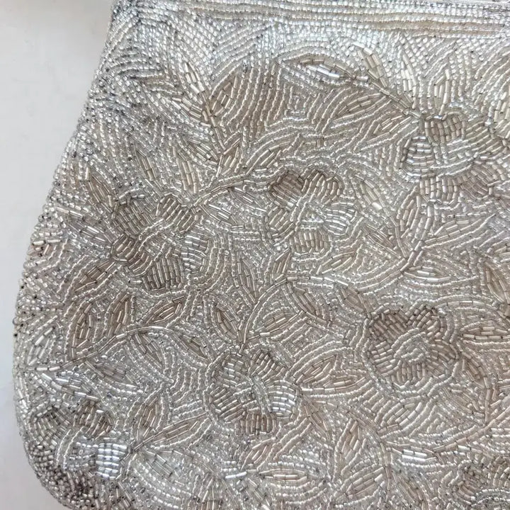 [BUNJANG] Handmade Beaded Tote Bag / 핸드메이드 비즈 토트백 가방