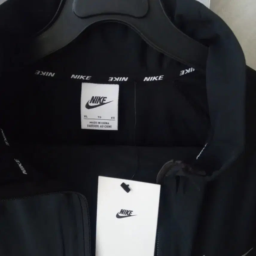 [BUNJANG] Nike Swoosh Windbreaker Set Black XL / 나이키  스우시 바람막이 세트 XL  새상품 블랙