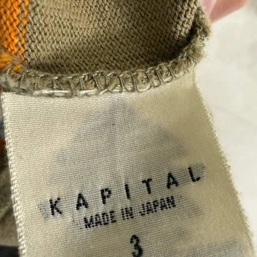 [BUNJANG] Kapital Striped Rugby Shirt / (3) 캐피탈 kapital 스트라이프 럭비티