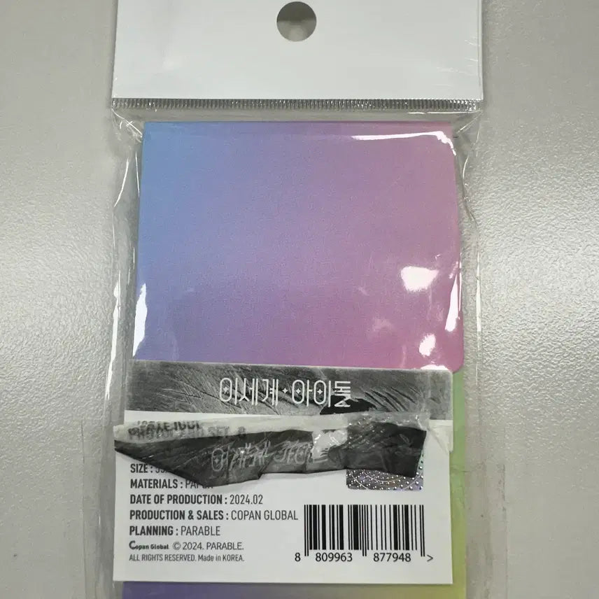 [SOLD OUT] [미사용]이세계 아이돌 팝업 포토 카드 세트 A 판매합니다.