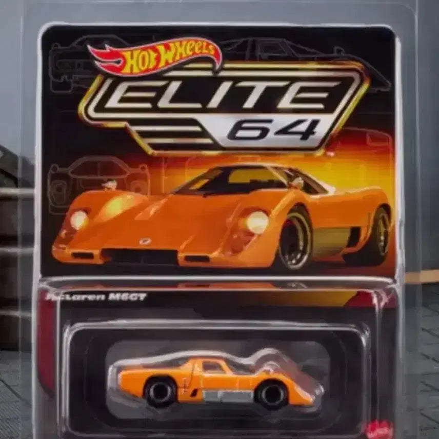 [BUNJANG] Hot Wheels Elite 64 McLaren M6GT Orange Sealed / 핫휠 엘리트64 맥라렌 M6GT 오렌지 미개봉 카톤박스