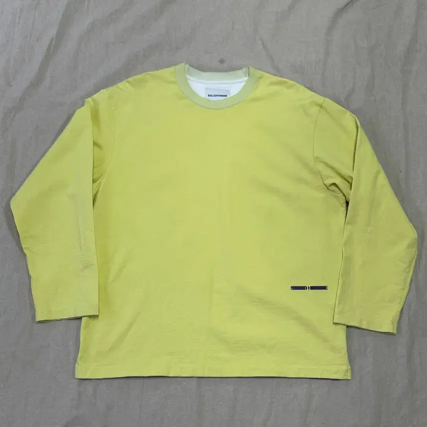 [BUNJANG] Solid Homme Colorblock Gradient Long Sleeve 48 / 솔리드옴므 배색 그라데이션 롱슬리브 48