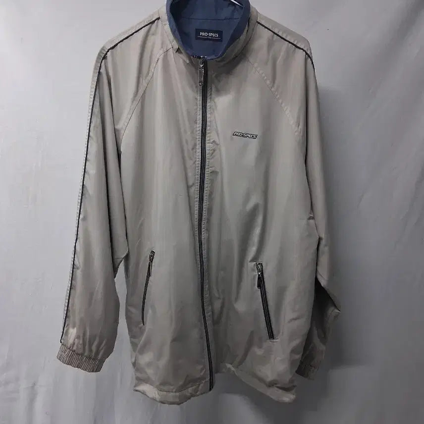 [BUNJANG] Pro-Specs Beige Windbreaker Jumper / 프로스펙스 베이지색 바람막이 점퍼 외 야상 개당