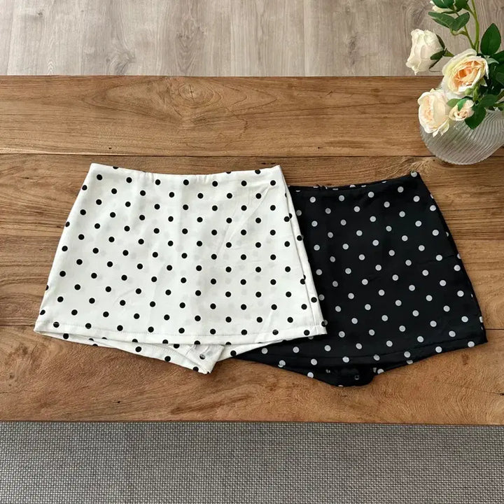 [BUNJANG] Dot Mini Skirt (Size S) / 도트 미니스커트 s
