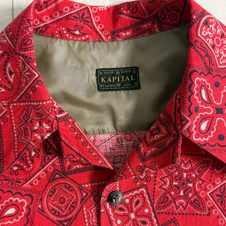 [BUNJANG] Kapital Bandana Western Shirt / (4) 캐피탈 kapital 반다나 웨스턴 셔츠