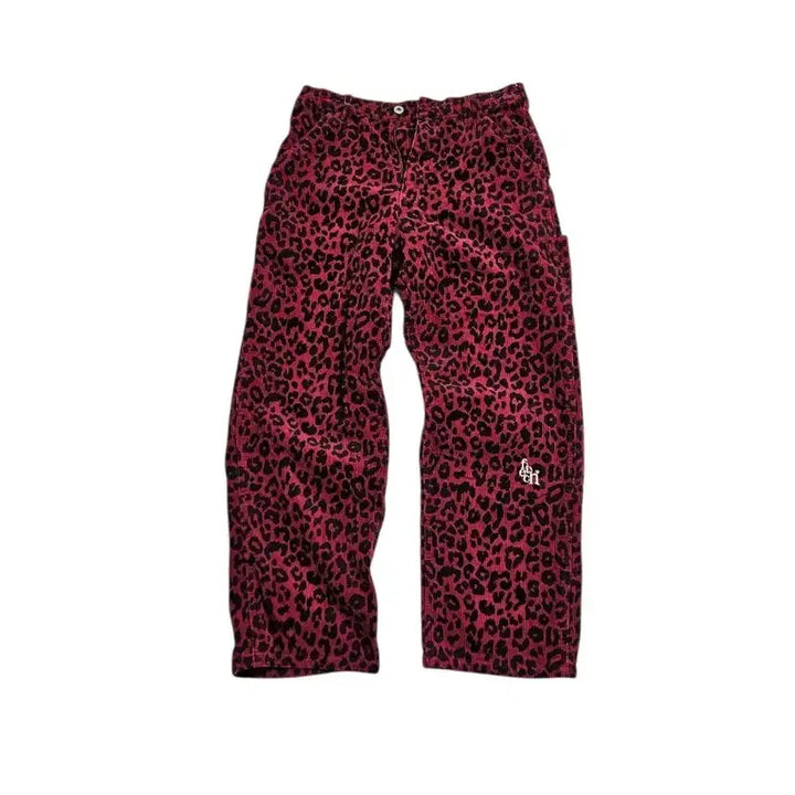 [BUNJANG] Fetch Leopard Corduroy Pants / 페치 fetch 레오파드 코듀로이 팬츠