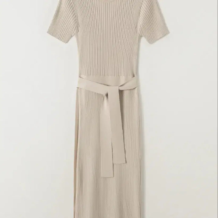 [BUNJANG] SIEBAPRON Wrap Knit Dress / 시에 에이프런 랩 니트 드레스