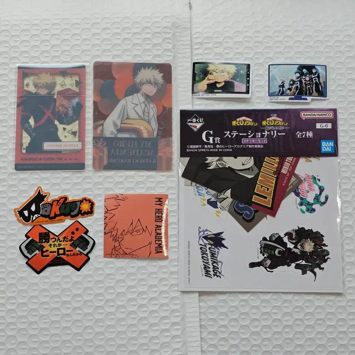 [BUNJANG] My Hero Academia Bakugo Katsuki 10th Anniversary Clear Card Set &amp; Sticker Special POB / 바쿠고 카츠키 클리어 카드 2종+스티커 히로아카 10주년 기념 특전