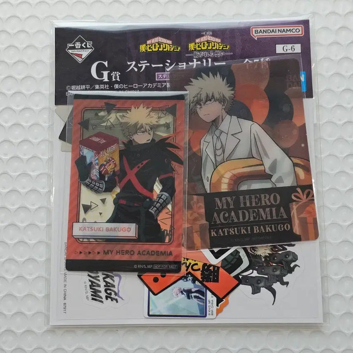 [BUNJANG] My Hero Academia Bakugo Katsuki 10th Anniversary Clear Card Set &amp; Sticker Special POB / 바쿠고 카츠키 클리어 카드 2종+스티커 히로아카 10주년 기념 특전
