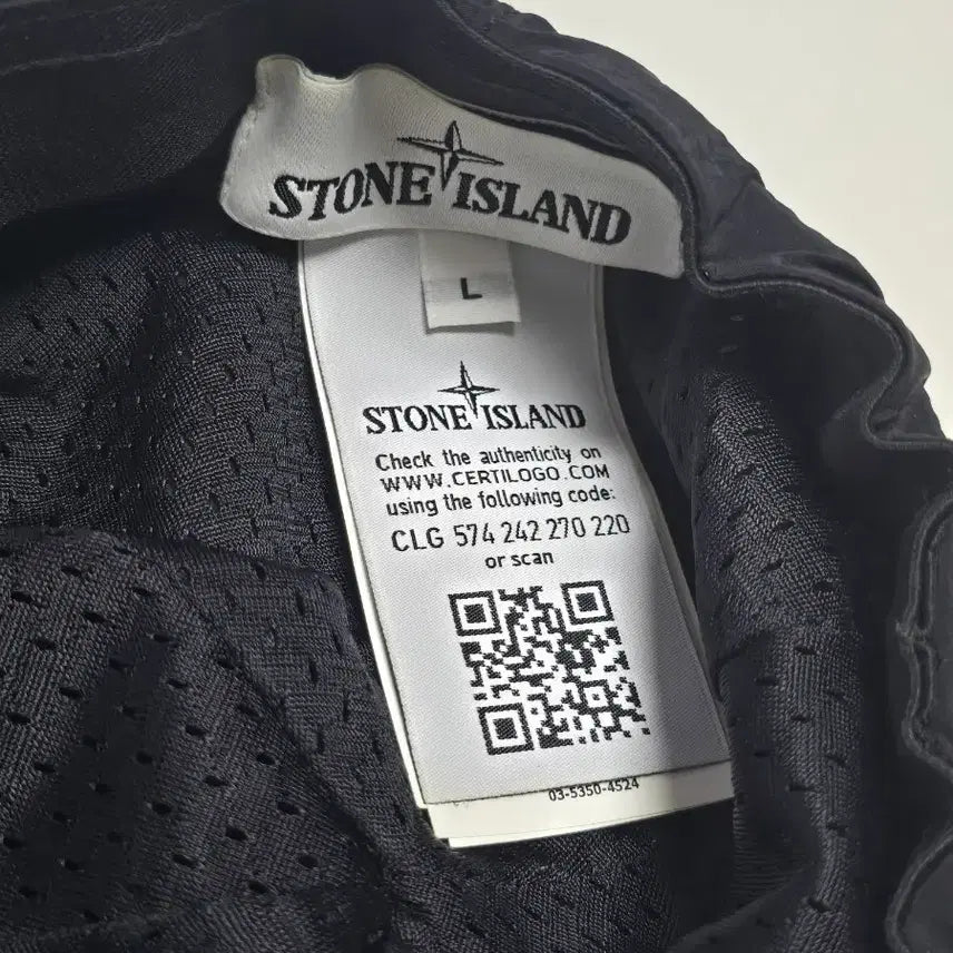 [BUNJANG] Stone Island Nylon Ball Cap Black / 스톤아일랜드 나일론 볼캡(블랙)