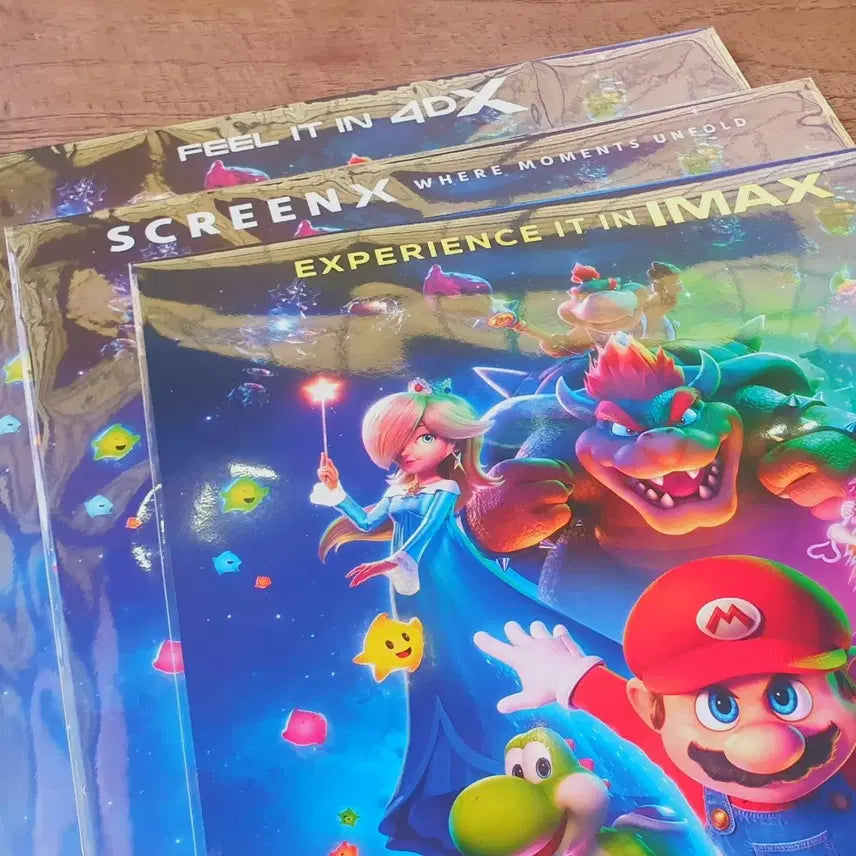 [BUNJANG] Super Mario 3-Type Poster Bundle / 슈퍼마리오포스터 특별관 3종 일괄