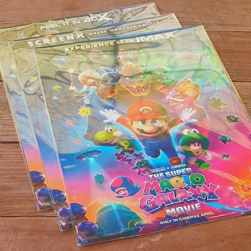 [BUNJANG] Super Mario 3-Type Poster Bundle / 슈퍼마리오포스터 특별관 3종 일괄