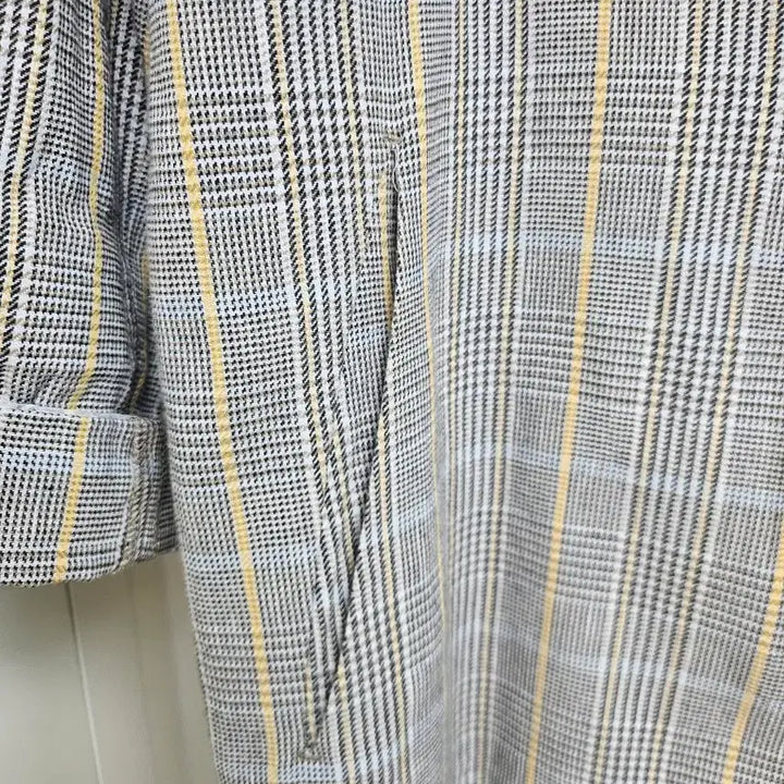 [BUNJANG] Stefanel Check Boxy Jacket (S) / [스테파넬] 체크 박시 마자켓(S)