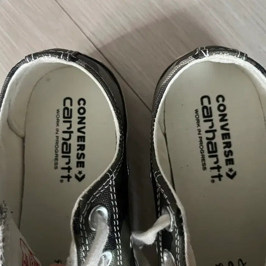 [BUNJANG] Converse x Carhartt Chuck Taylor 70 Low Camo Sneakers (220) / (상태극상) 컨버스 X 칼하트 척테일러 70 로우 카모 220