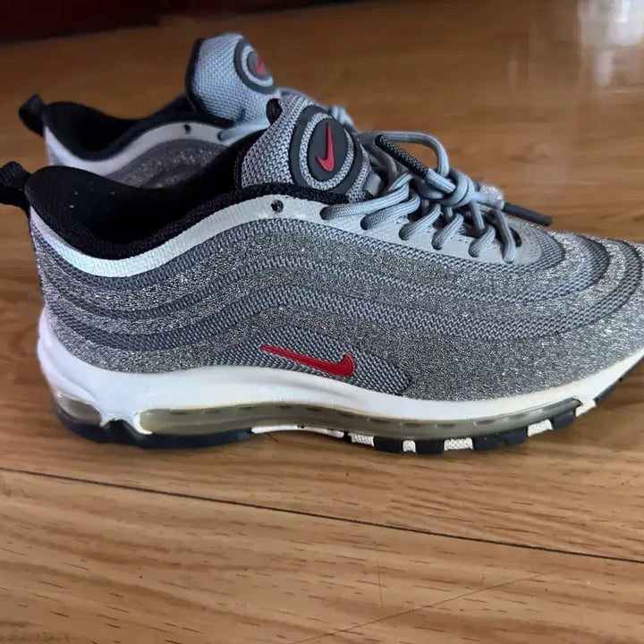 [BUNJANG] Nike Air Max 97 Swarovski Collaboration Grey Sneakers (235) / 나이키 에어맥스 97 스와로브스키 콜라보 그레이 운동화 스니커즈 235
