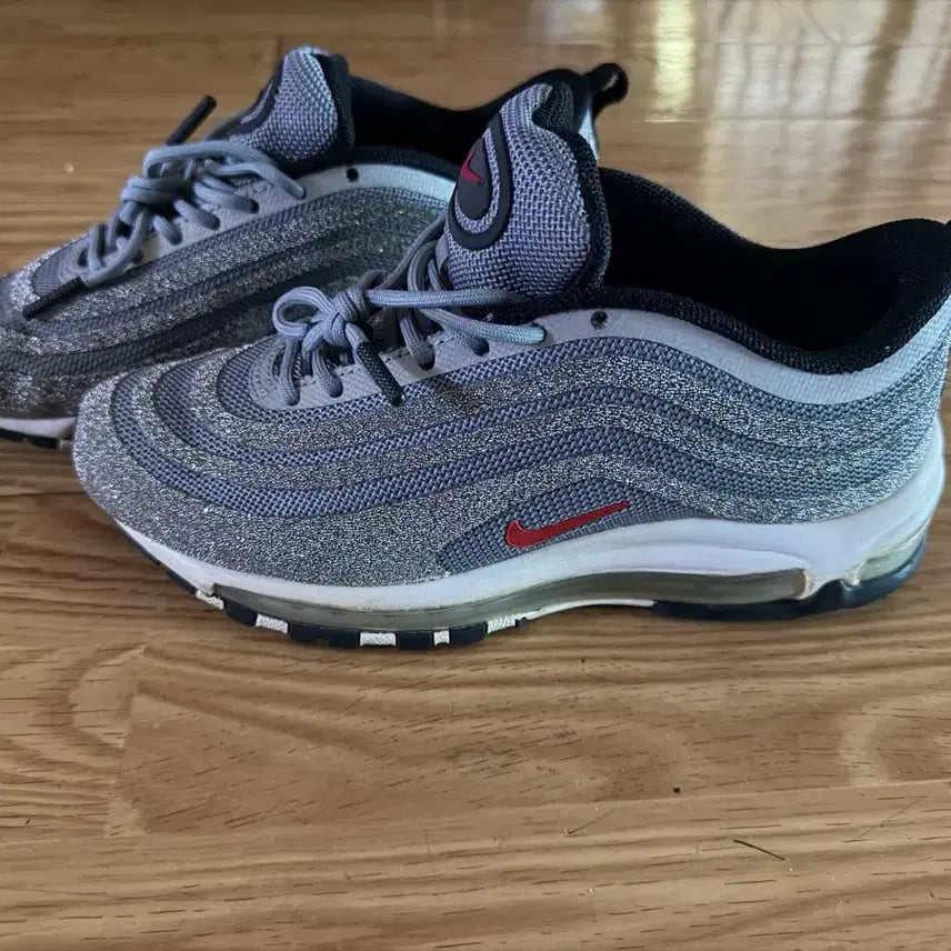 [BUNJANG] Nike Air Max 97 Swarovski Collaboration Grey Sneakers (235) / 나이키 에어맥스 97 스와로브스키 콜라보 그레이 운동화 스니커즈 235