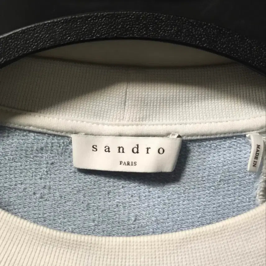 [BUNJANG] Sandro Cotton Striped Sweatshirt / M 산드로 스트라이프 코튼 스웻셔츠 맨투맨