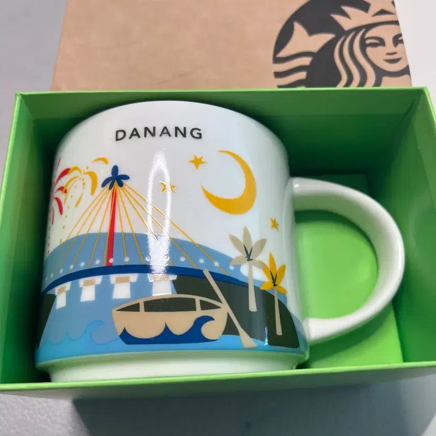 [BUNJANG] Starbucks You Are Here Collection Da Nang City Mug / 스타벅스 유아히어 You Are Here 다낭 시티컵 머그컵
