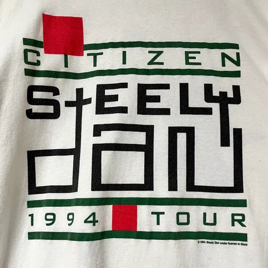 [BUNJANG] Steely Dan 90s Vintage Band T-Shirt / 90s 스틸리 댄 밴드티 빈티지 반팔 티셔츠 steely dan