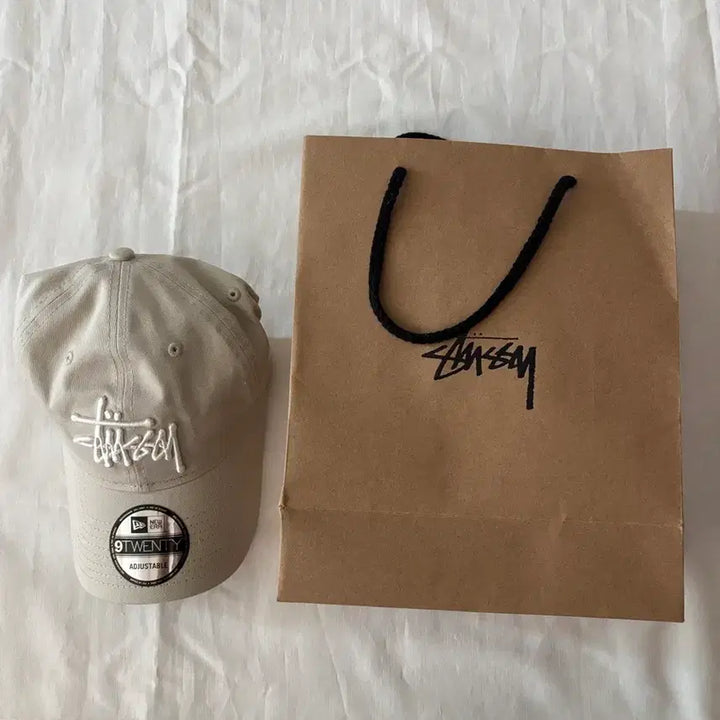 [BUNJANG] Stussy x New Era 9TWENTY Basic Cap Stone / 스투시 뉴에라 9TWENTY 볼캡