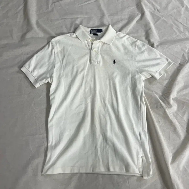 [BUNJANG] Polo Ralph Lauren Short Sleeve Polo Shirt White S / 폴로 랄프로렌 반팔 카라티 화이트 S 정품
