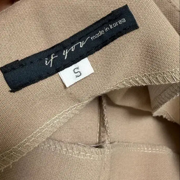[BUNJANG] Beige Bootcut Slacks / 베이지 부츠컷 슬랙스