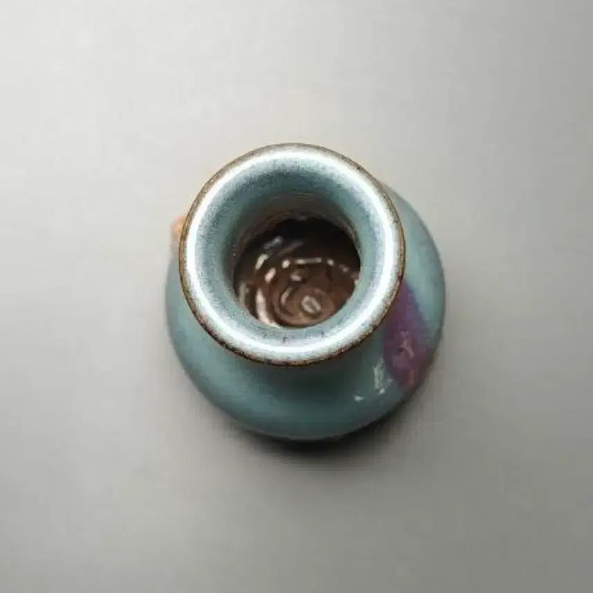 [BUNJANG] Chinese Celadon Porcelain Small Vase / 금송대 군요 천람유 홍반 소형 병 중국도자기 골동품 미술품 수집품