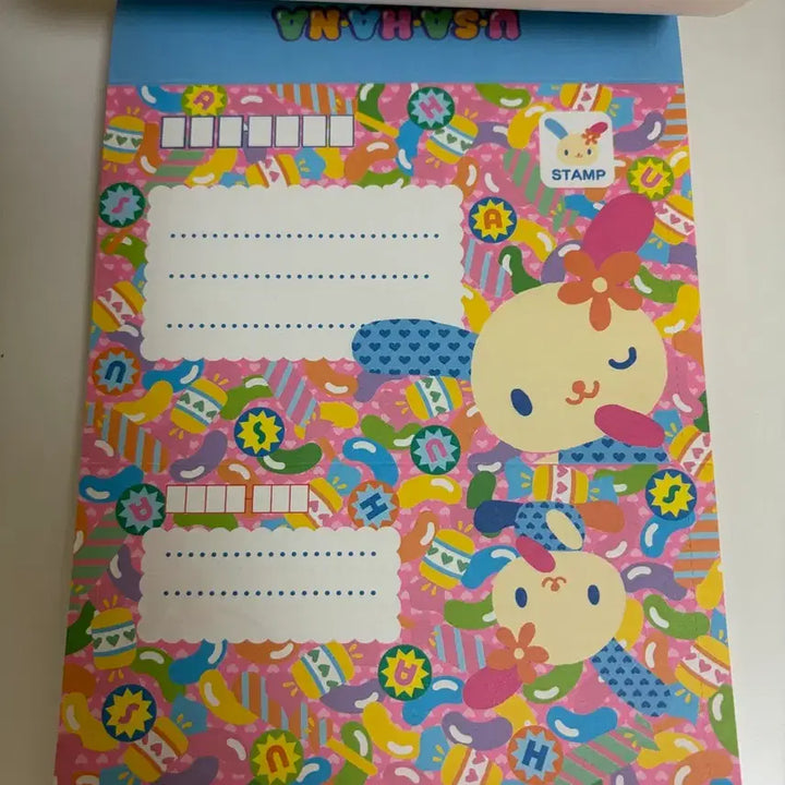 [BUNJANG] Sanrio Usahana Classic Memo Pad Paper Goods / 고전 산리오 우사하나 메모지 메모장 지류