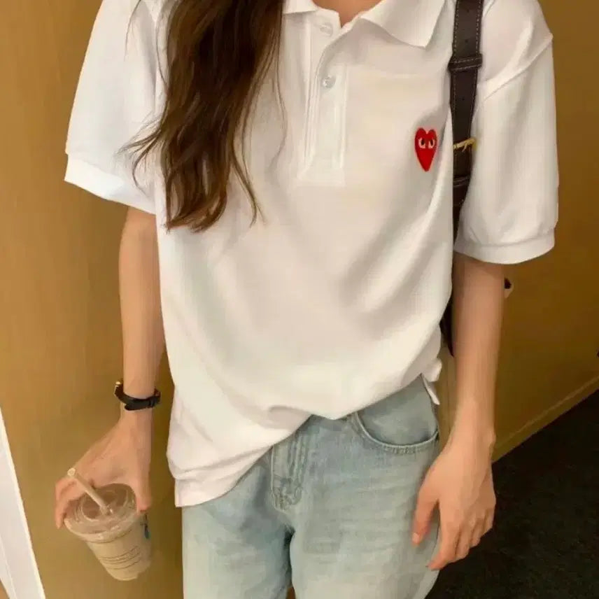 [BUNJANG] Comme des Garçons Cotton Polo T-Shirt / 