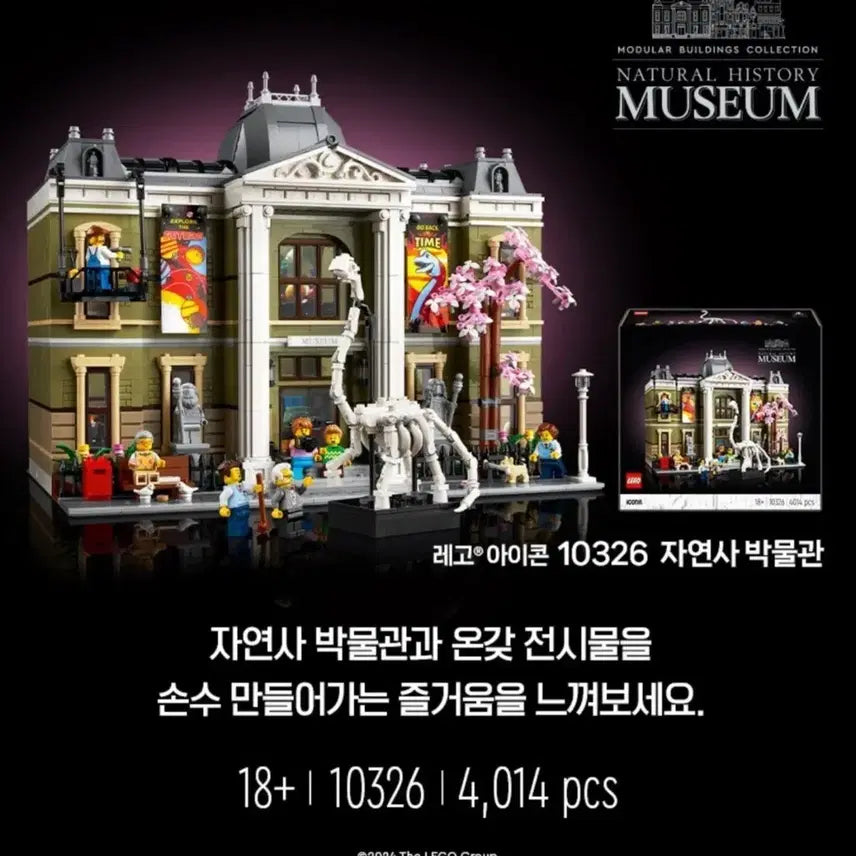 [BUNJANG] LEGO Icons Natural History Museum 10326 / 레고 아이콘 10326 자연사 박물관