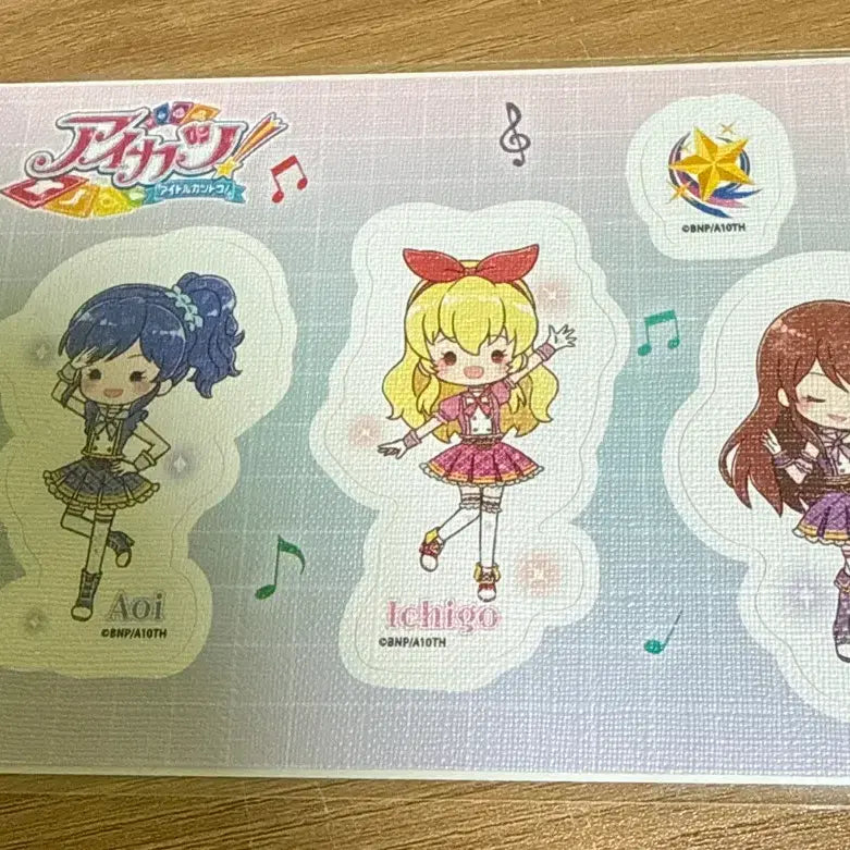 [BUNJANG] Aikatsu! Ichigo Aoi Ran Pop-up Illustration Sticker Set / 급처)아이엠스타 아이카츠 팝업 일러스트 스티커 이치고 아오이 란