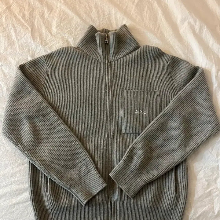 [BUNJANG] A.P.C. Dave Wool Zip-Up Cardigan / APC 아페쎄 데이브 울 집업 가디건