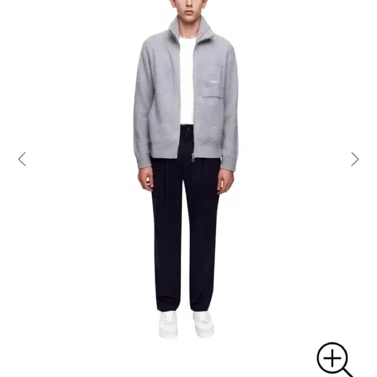 [BUNJANG] A.P.C. Dave Wool Zip-Up Cardigan / APC 아페쎄 데이브 울 집업 가디건