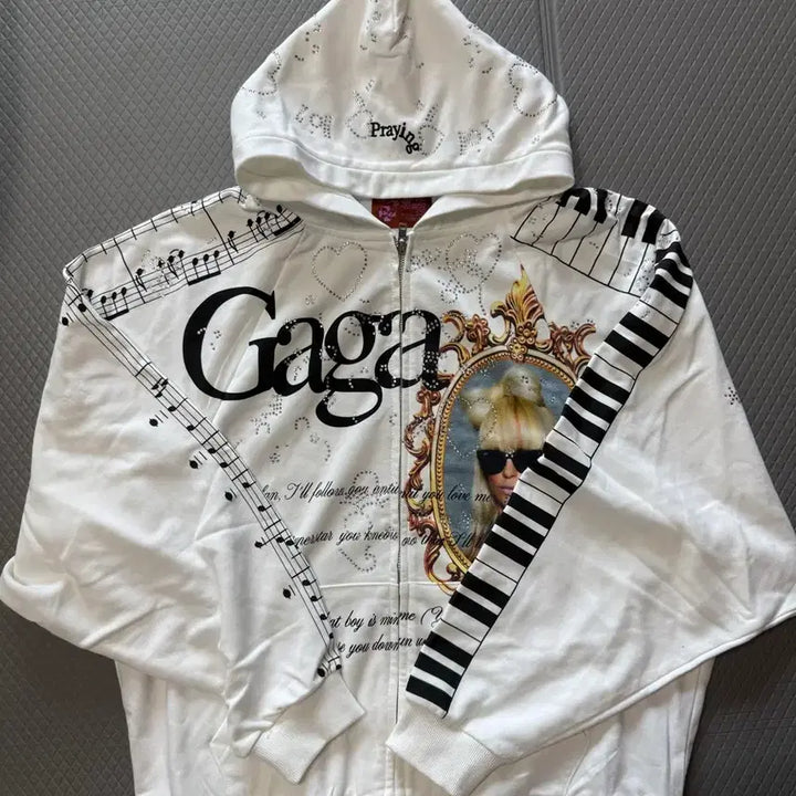 [BUNJANG] Praying Piano Hoodie / (M) 프레잉 피아노 후드
