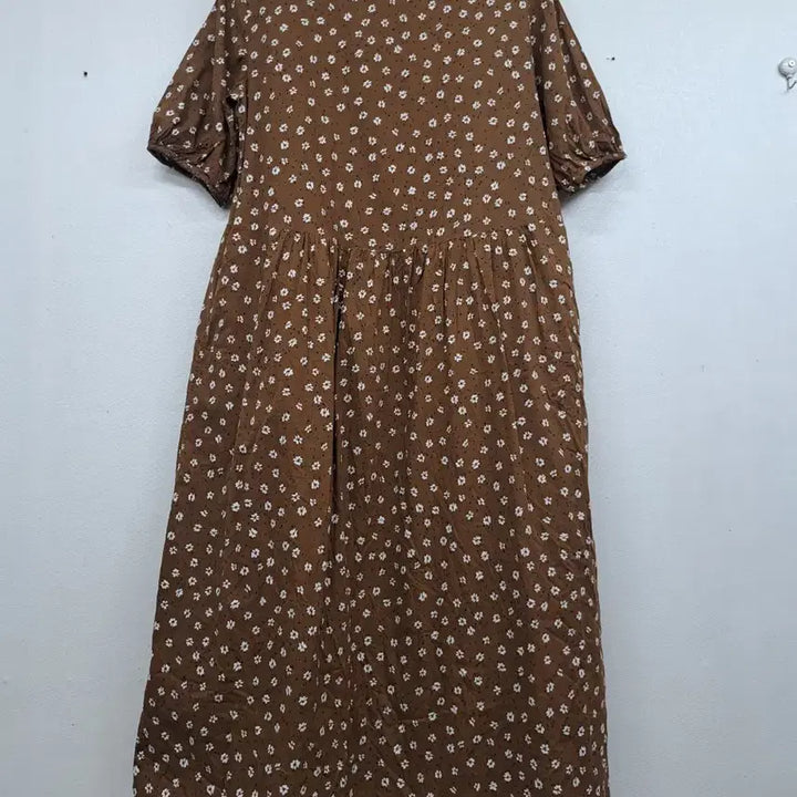 [BUNJANG] Floral Print Thin Fabric Dress / 얇은면 꽃무늬 원핏66미사용