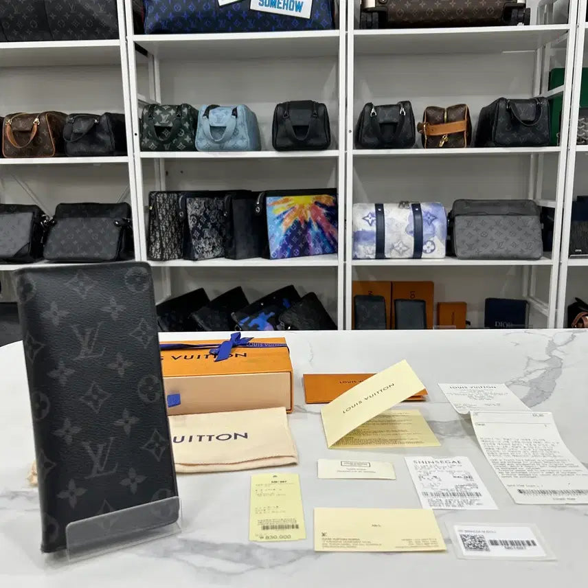[BUNJANG] Louis Vuitton Eclipse Long Wallet / [영수증포함]루이비통 이클립스 장지갑