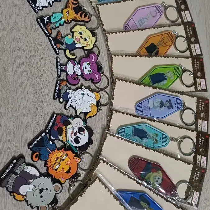 [BUNJANG] Villains Anya Set Limited Edition Keychains Bundle Set / 비스타즈 세리아 한정 키링 전종 세트 일괄