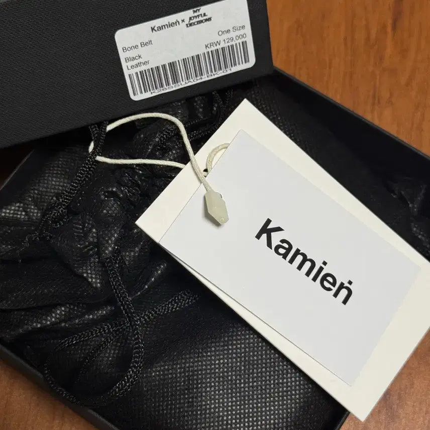 [SOLD OUT] 카미엔 x MJD BONE BELT BLACK