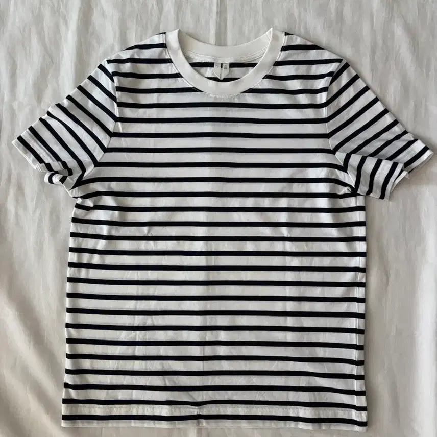 [BUNJANG] ARKET Stripe Short Sleeve T-Shirt / ARKET 아르켓 스트라이프 반팔 티셔츠